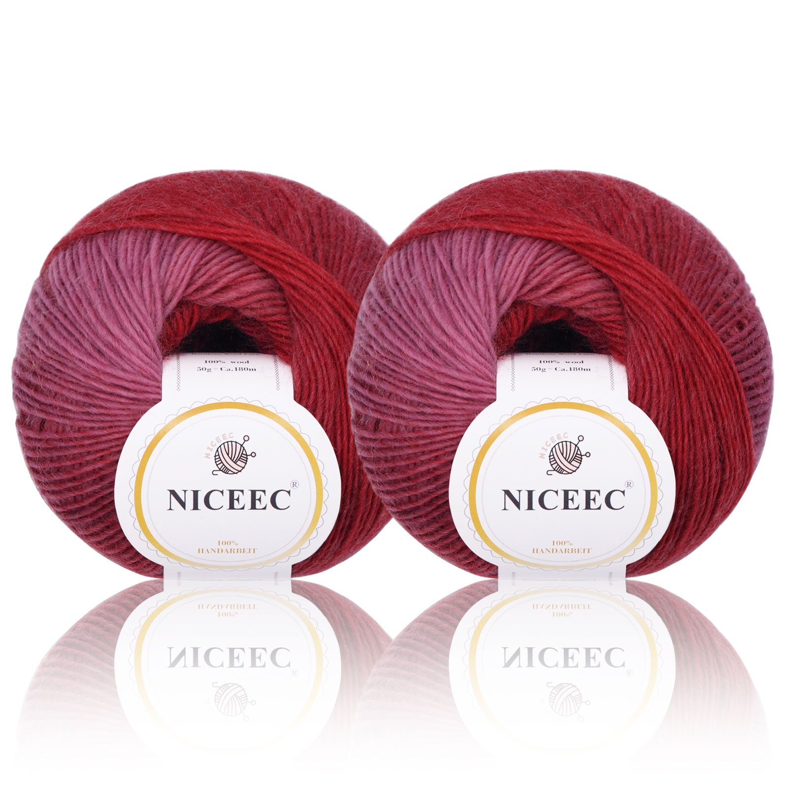 Hilo suave arcoíris 100 % lana degradado multicolor para tejer a crochet