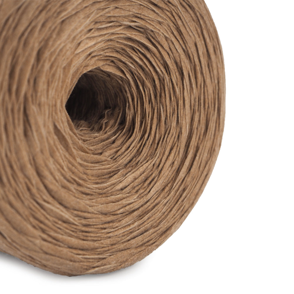 Hilo de papel kraft NICEEC, hilo de rafia, hilo de cinta suave para manualidades, hilo de poliéster para crochet y tejido DIY. Longitud total: 390 m (427 yardas, 150 g). 