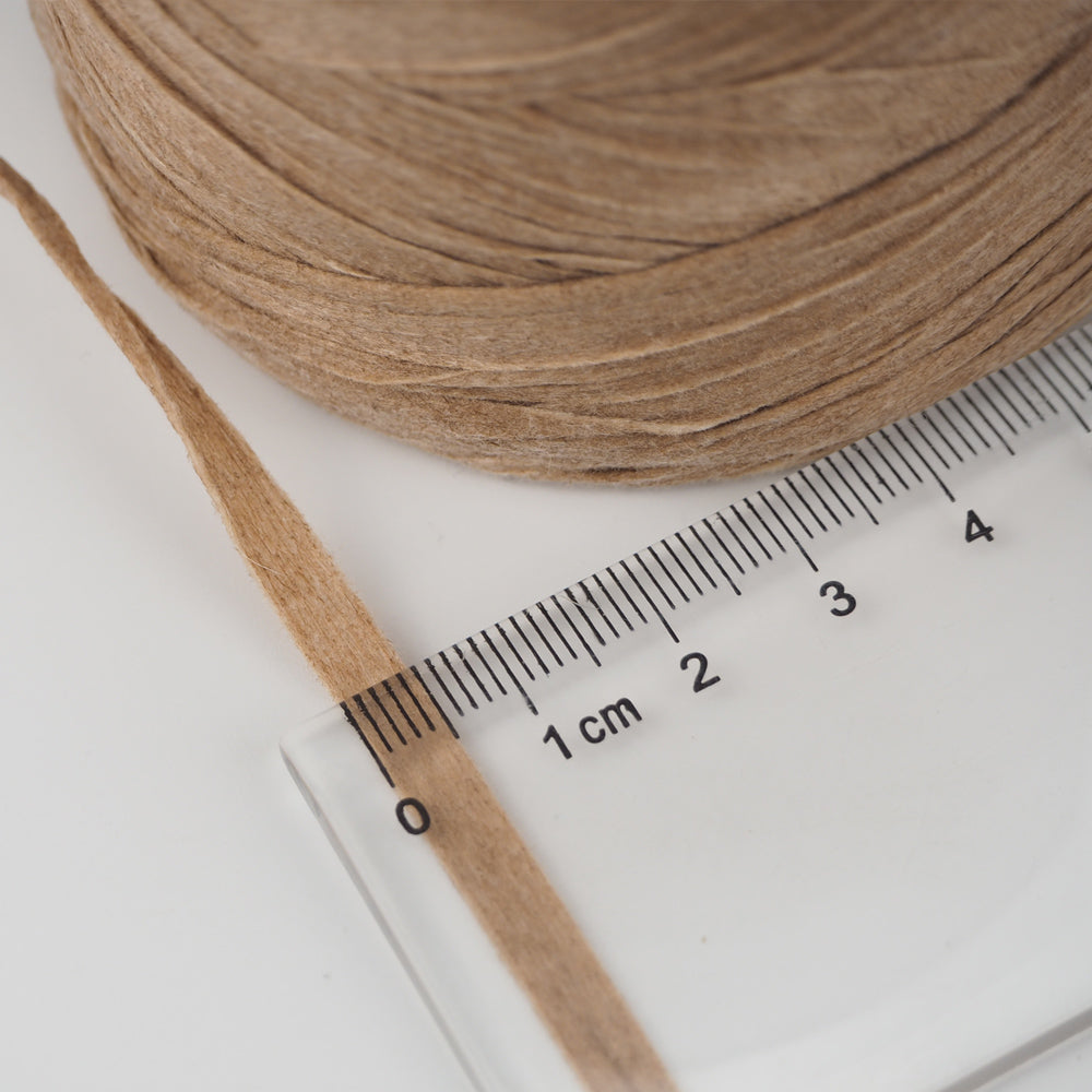Hilo de papel kraft NICEEC, hilo de rafia, hilo de cinta suave para manualidades, hilo de poliéster para crochet y tejido DIY. Longitud total: 390 m (427 yardas, 150 g). 
