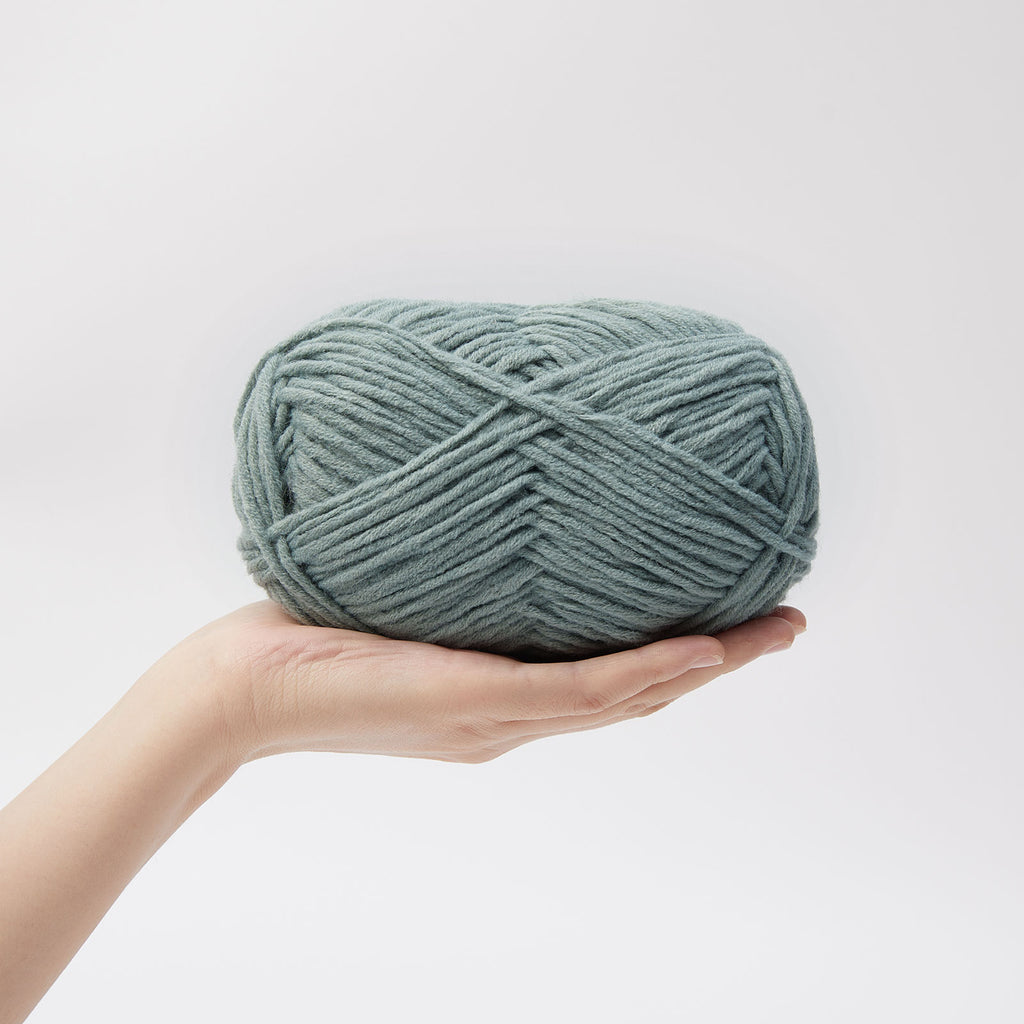 NICEEC 1 Skein Soft Wool-Acrylic Yarn for Knitting Worsted Weight Yarn Quality Yarn for DIY Craft Wool Blend Yarn for Crochet Blanket Yarn(3.53oz,153yds)