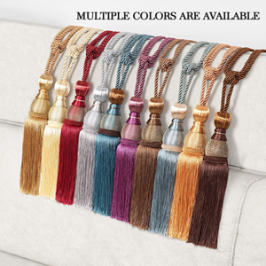 Mesh Ball Tassel Curtain Tiebacks European Vintage Style High-Grade Curtain Holdbacks