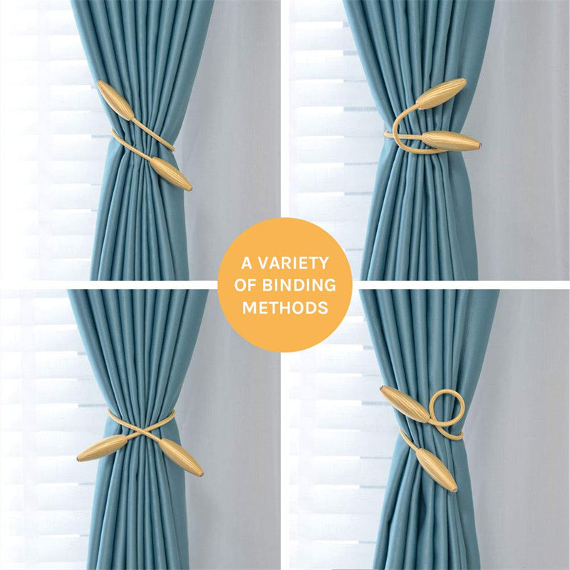 DIY Twist Curtain Tiebacks Creative Decorative Crystal Drape Tie Backs European Style Random Modelling Curtain Holdbacks