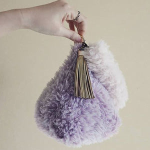 Super Soft Fur Yarn Chunky Fluffy Faux Fur Yarn Eyelash Yarn